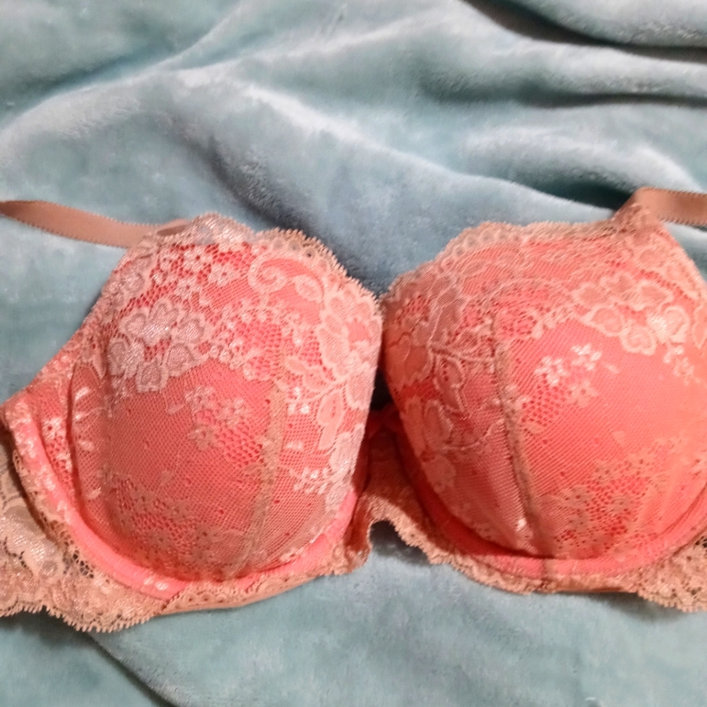 Victoria Secret Dream Angels Lined Demi Bra Sz 34D